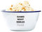 Personalised Snack Bowl/Games Night Gift/Gaming Gift (Large Bowl - Blue)
