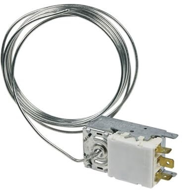 easyPART Kompatibel/Ersatz für Bauknecht 484000008690 Thermostat Kühlthermostat Kühlschrank Kühl-Gefrierkombinationen Whirlpool Indesit C00383536 K59-L2139/500 1600mm Kapillarrohr 3x6,3mm AMP