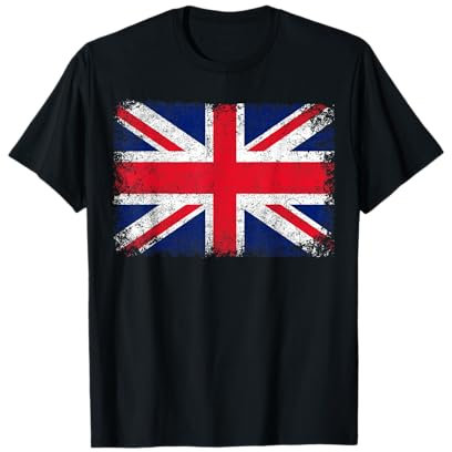 UK Flag Shirts Store UNION JACK FLAG UNITED KINGDOM GREAT BRITAIN ENGLAND T-Shirt