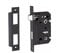 Golden Grace Bolt Through Bathroom Mortise Lock in Matt Black Finish - 2.5 64mm Backset Size, 45mm from Edge of Door to Spindle Holes
