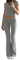 JunD Skims Lounge Set Damen Skims Inspiriert Slim Fit Zweiteiler Wear Jogger-Anzug Langarm Crop Top und Umklappbare Yoga-Schlaghose Sweatsuits