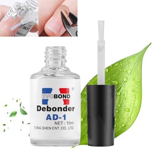 MrCuvaryas Nagellackentferner Für Gelnägel, Natürlich, Gel, Acryl, Skulpturierte Nägel in 2-5 Mins, UV Nagellack Entfernen, Gelnägel Entferner, Gel Nail Polish Remover Für Nail Art, 10 ml