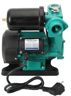 TABODD Hauswasserwerk Set Gartenpumpe 250W, 2100 L/h Liter 3,5 Bar Gartenpumpe Kreiselpumpe Jetpumpe 2 Liter Druckbehälter Hauswasserpumpe 25WZB-250