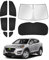 Canvcle Sonnenschutz für Hyundai Tucson 2016-2021, Zubehör, Windschutzscheibe, Seiten- und Heckscheibenabdeckung, Sonnenblende, Sichtschutz, Hitzeschutz, Schwarz, 8 Stück