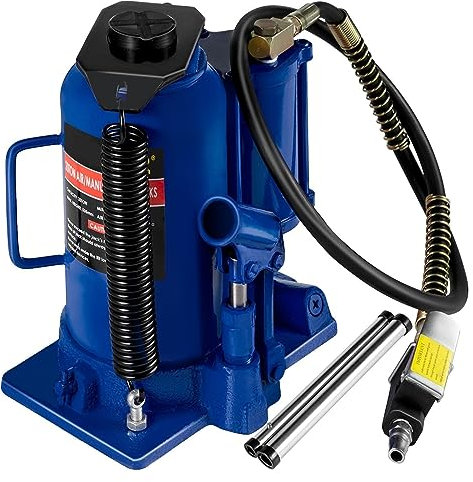 Cric de remorque robuste Outil de cric de voiture de bouteille hydraulique d'air de 20 tonnes 4Ft for soulever des véhicules agricoles réparation d'équipement industriel de machines lourdes pour soule