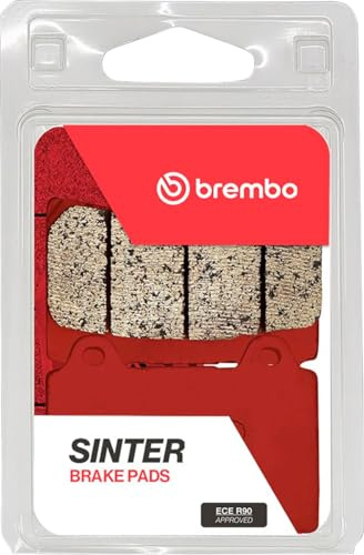 BREMBO 07YA17SP Bremsbelagsatz Bremsbeläge Vorne und Hinten Kompatibel mit YAMAHA MOTORCYCLES XVZ