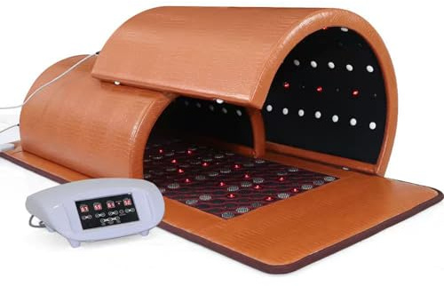 KJZQXYX Zero EMF Technology Sauna Dome, Infrared Therapy, Germanium, Tourmaline, Bian, Jade Energy Stones