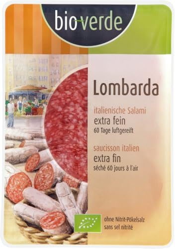 Bio Ital. Salami Lombarda Aufschnitt 12 x 80 g