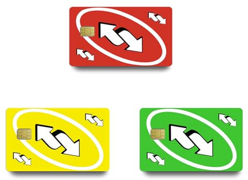 Krilucly 3 Stück Kreditkartenaufkleber, Aufkleber für Debitkarten, selbstklebender Hautschutz Aufkleber für Karten, Schutz der Bankkarte, abnehmbar