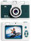 Ohulelks Appareil Photo Numérique 4K Rétro Double Objectif Multifonction CCD Caméra Thermique Instantanée pour Les Étudiants en Voyage Photographie Compacte Vert