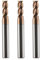 3tlg VHM Radiusfräser Kugelkopffräser 4 Zähne - AlTiN Beschichtung HRC 55, Hartmetall-Kugelkopffräser, CNC-Gravierfräser für Metall（4mm）
