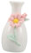 iplusmile Wohnmobil-Vase süße Vase Bettwäsche Puppenhaus Blumen- Tee -Tischdekoration dreieckiges Waschbecken Büro Kernstück Blumenvasen lustige Vase für Blumen Dekorvase Anordnung Keramik