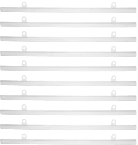 Barra per Appendere Poster 10 Pezzi in Pvc, Fissaggio Sicuro | Stecche per Poster, Design Versatile, Facile da Appendere, per Casa e Centri Commerciali