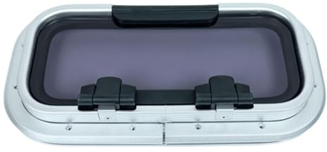 LeeQinersw Aluminum Frame Marine Porthole Yacht Window Acrylic Lid Utility Box Cover
