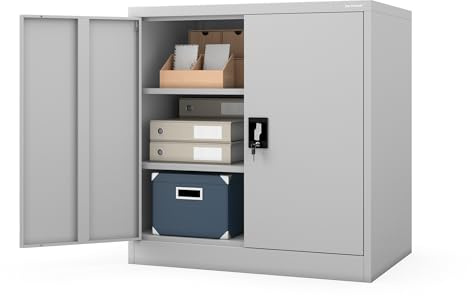 Jan Nowak Aktenschrank Büroschrank Metall, abschließbar, 93 x 90 x 60 cm