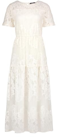 zero Damen Maxikleid Kurzarm
