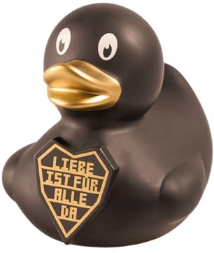 Rammstein Badeente LIFAD schwarz, Offizielles Band Merchandise