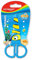 KEYROAD Kinderschere aus Kunststoff, Größe 12 cm, Fisch-Design, Kinderschere mit runder Spitze, ideal für Bastelarbeiten
