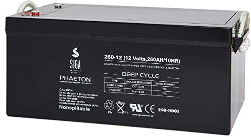 Blei Akku 260Ah 280Ah 12V AGM GEL Solarbatterie Wohnmobil Batterie Versorgungsbatterie
