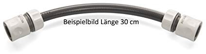TW-DES Adapterschlauch 1 m, 1/2 Schnellanschlüsse, GARDENA-kompatibel, flexibel und robust, lebensmittelechter Schlauch, Verbindungsschlauch für TW-DES-Befüllfilter und HEOS-Befülldeckel