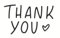 May and Berry Holzstempel - Thank you, 35x55mm