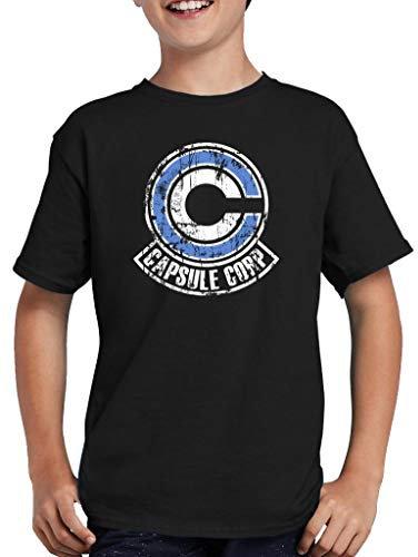 Capsule Corp T-Shirt Enfant - Noir - 110/116 cm