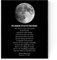 We Choose to Go to The Moon | John F Kennedy (JFK) Zitat Art 11x14 weiß/schwarz