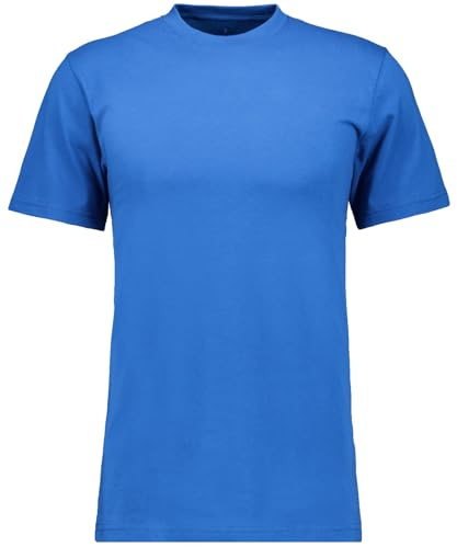 RAGMAN Herren T-Shirt Rundhals Singlepack Blau-718, 6XL