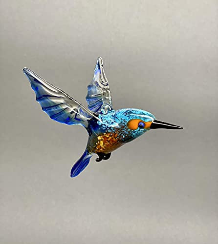 Eisvogel stehend oder hängend, einzigartige Handarbeit