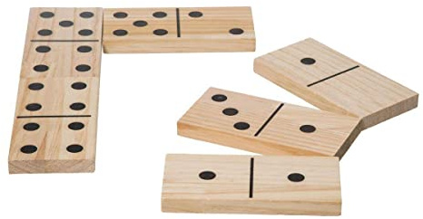 Be Toys – Spiel 28 Riesen Dominosteine aus Holz