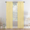 Megachest a pair of slot top voile curtains (Gold, 56 wideX90 drop 2 Panels)