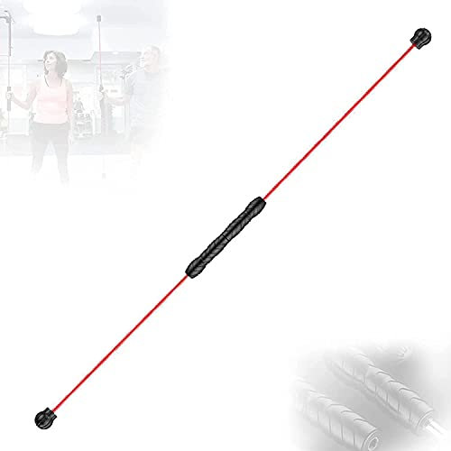 Sport Schwingstab Fitness Swingstick Schwerkrafttrainer zum Trainieren der Tiefenmuskulatur Vibrierender Schwingstab, 160cm formender Tremorstab mit Fettverbrennung, Bauch parallel für Pilates, Yoga