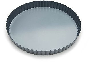 Fox Run Tarte- und Quiche-Pfanne, antihaftbeschichtet, 22,9 cm, mit abnehmbarem Boden, 2 Stück