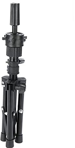 Trépied de Coiffure, Trepied Tête à Coiffer Antidérapant réglable (14.2-23Inch) trepied tete a coiffer Support Porte-coiffure, pour tenir une tête de mannequin pour le curling la teinture