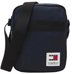 Tommy Jeans Homme TJM Daily + Reporter AM0AM11962 Sac, Bleu (Dark Night Navy), OS