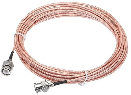 QUARKZMAN RG316 Koaxiale Kabel BNC Männlich zu BNC Männlich Geringer Verlust RF Koaxiale Kabel 24.6FT Orange 1Stk