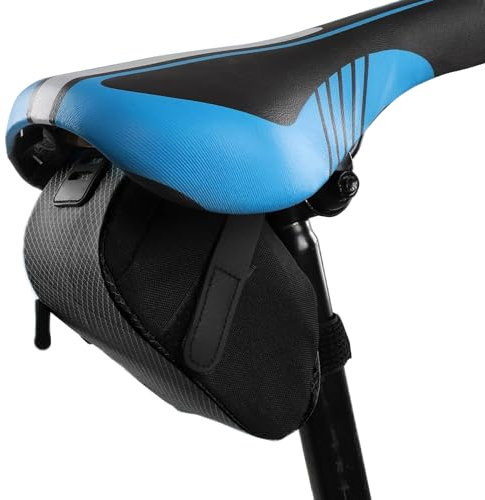katmerio Fahrrad Satteltasche Mini, Fahrradsitz Tasche Rahmentasche Fahrradtasche Oberrohrtasche wasserdichte Aero Wedge Pack Mountainbike Bag für Mountainbikes, Fahrräder, und Rennräder