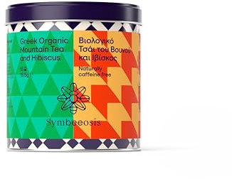 Symbeeosis Bio-Bergtee mit Hibiskus - Antioxidatives Entgiftungsgetränk, angereichert mit Trockentee-Extrakt, natürlicher Immun-Booster & Diuretikum, erfrischendes Getränk für den ganzen Tag