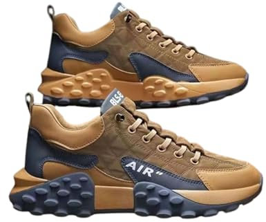 XIEXIEUS Herren AIP Sneaker 2024, Ultra-DNA-Schuhe, atmungsaktiv, wasserdicht, rutschfest, atmungsaktiv, Sportschuhe (42,Brown)
