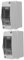 PartyKindom 2 Stücke Box Kunststoff Elektrische Panel Box Weg Verbraucher Einheit Breaker Box Gehäuse