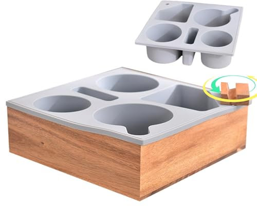 Couch Cup Tray - Sofa Snack Storage Box, Handy Couch Caddys | Removable Lid Compartment Tray for Eating Snacks Beverage, Wooden Casing Bed Cup Holder Organizer for Automotive Bed Sofa
