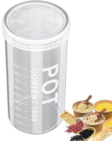 Zestvria Barril de almacenamiento de arroz, contenedor de cereales | Diseño a prueba de polvo, lata sellada para aperitivos | Dispensador de cereales sellado resistente a la humedad para alimentos