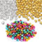 300 Stück Mini-Glöckchen Bunt Metallglöckchen Mit Öse Zum Basteln DIY Glocken Jingle Bells für Weihnachten Heim Dekorationen Haustier - 10mm