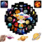 Weltraumplanet Sticker Planeten Deko Aufkleber, 50 Stück Weltraum Erde Sonnensystem Planet Aufkleber, Tablet Motorradhelm Kühlschrank Wasserdicht Vinyl Stern Aufkleber