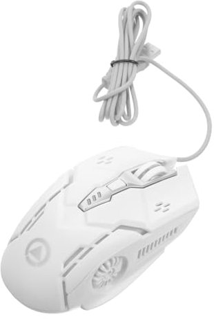 CONGARTENO Ratón USB Silencioso para Portátil Ratón con Cable Ergonómico De Botones Iluminación Led Accesorio Gaming Duradero y Fácil De Usar