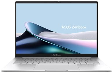 ASUS Zenbook 14 | Foggy Silver | 14 WQXGA+ OLED | Core Ultra 9 285H | RAM: 32GB | SSD: 8TB | beleuchtete Tastatur | Aluminium | Windows 11 Pro | Notebooktasche