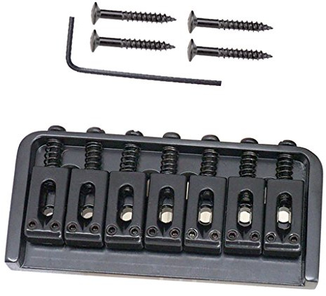 Chevalet de guitare à 7 cordes pour guitare électrique Noir