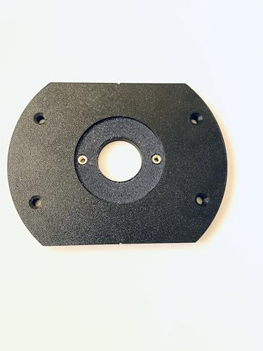 Bushing Plate Adapter for Plunge Base, Compatible with Makita DRT50, Fits Trend Guide Bushings