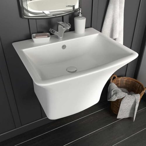 Genérico Lavabo 53 x 44 x 37 cm Cerámica Glaseada,Bricolaje,Fontanería,Piezas para fontanería,Lavabos y fregaderos,Lavabos,143015