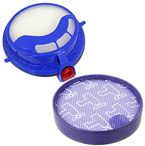 SPARES2GO Lavable Pre y Post Motor Hepa Filtro compatible con Dyson DC25 DC25i Aspiradora